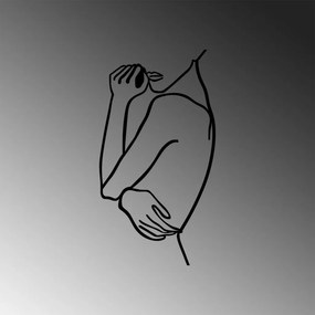 Woman fém fali dekoráció, 70×0,15 cm