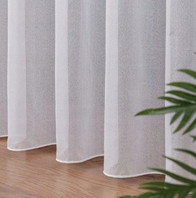 Kész függöny szalaggal és súlyzóval sable sűrű rács Csodaszép fehér! 700x270