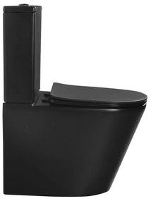 Sapho - PACO kompakt WC, kerámia/fekete
