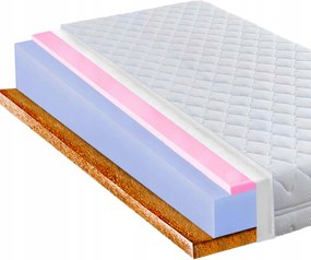 25 cm-es ortopéd matrac tartós hr kókusz 170x180 natúr kókusz H4