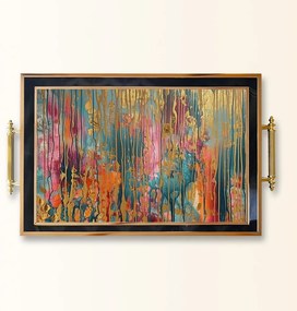 Üveg tálca 50 × 29 × 3,5 cm