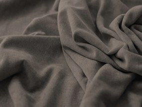Függöny TAVIO 140x250 cm, szürkésbarna Felfüggesztés: Fém gyűrűk