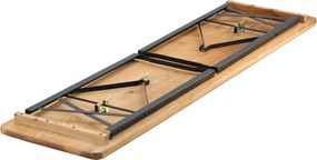 SÖRPAD GARNITÚRA - ASZTAL 177 x 46 x 77 CM + 2 PAD 177 x 23 x 47 CM