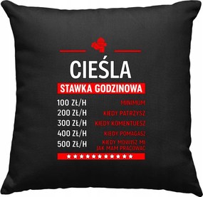 Ács párna vicc a barkácsolásról, fekete