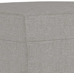 vidaXL világosszürke szövet pad 70 x 35 x 41 cm