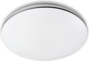 Fürdőszobai Lámpa Led Fürdőszobai Plafon 24W IP44 Dekoratív 2 Csíkos Króm