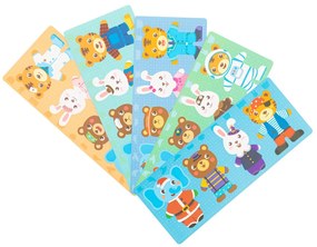 Állatos puzzle dobozban Montessori Baby Mix