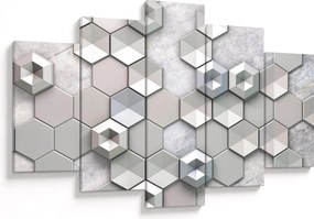 A 3D absztrakció képe (150x105 cm)