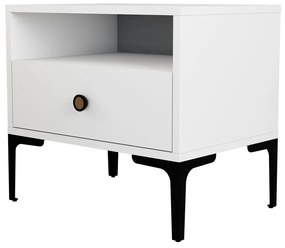 Lizbon White éjjeliszekrény