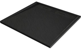 Mexen Amon négyzetes zuhanytálca SMC 90 x 90 cm, fekete - 4F709090