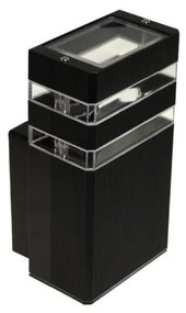 Kültéri fali lámpa SANTA 1xGU10/30W/230V IP54 fekete