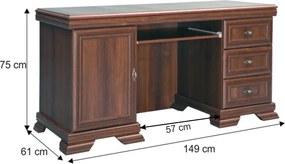 PC asztal, samoa king, KORA KB