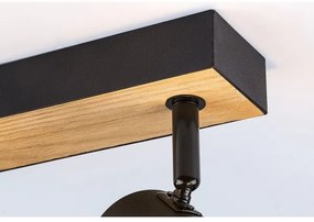 Rabalux 71152 - Spotlámpa METTA 2xE14/40W/230V tölgy