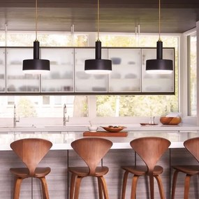 Hinkley HK-CEDRIC-P-M-BK-rúdon szerelt csillár CEDRIC 2xE27/60W/230V átm.33 cm arany/fekete