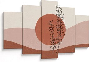 Kép - Boho levelek N⁰1 (150x105 cm)