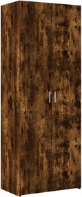 vidaXL füstös tölgy színű szerelt fa magasszekrény 70 x 42,5 x 185 cm