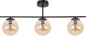 KAJA K-5164 DELTA Fekete Színű Mennyezeti Lámpa 3xE14 10W IP20