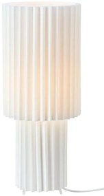 Fehér asztali lámpa textil búrával (magasság 45 cm) Catis – Markslöjd