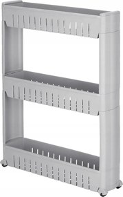 Fürdőszobai Mobil Gurulós Szekrény Könyvespolc Szürke Fürdőszoba Polc Rendszerező