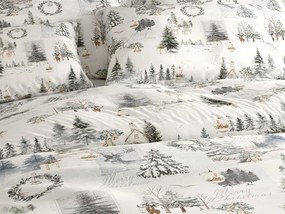 Pamut ágynemű WINTER WHISPER színes Ágyneműhuzat mérete: 70 x 90 cm | 140 x 200 cm