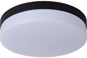 Lucide Lucide 79111/30/30 - LED Fürdőszobai lámpa BISKIT LED/18W/230V IP44 fekete LC3725