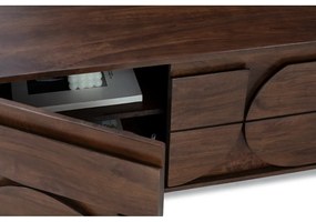 Barna mangófa TV-állvány 145x55x40 cm Trisha – MOME