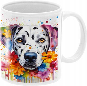Dalmát Gyönyörű Kutyás Bögre Kutya Születésnapi Ajándék 330 ml+CSOMAG