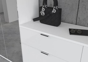 Project X széles 2 ajtós komód fali polccal és akasztóval