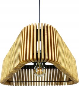 Modern lamellĂĄs tölgy fĂŒggĆlĂĄmpa LT1X38 loft natĂșr Handmade