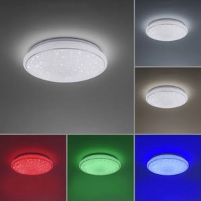 Leuchten Direkt 14743-16 - LED RGB Dimmelhető lámpa JUPI LED/28W/230V + távirányító