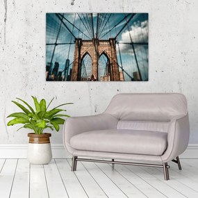 Kép - Brooklyn Bridge (90x60 cm)