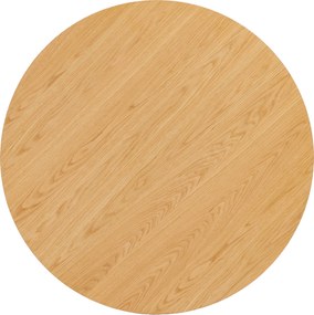 MAZZONI EXPORT BOLZANO 1200 Natúr Tölgy - KEREK FA ASZTAL KONYHÁBA ÉTKEZŐBE NAPPALIBA MODERN CLASSIC