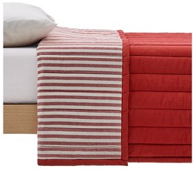 Piros bio pamut steppelt ágytakaró 180x240 cm Sini – Kave Home