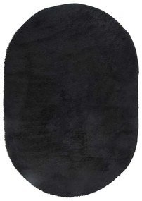 fekete hosszú szálú NAVARRA bozontos szőnyeg 300x200 cm