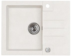 ALVEUS 1090947 - Mosogató ROCK 59,5x47,5 cm gránit/fehér