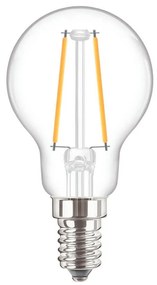 Pila P45 E14 LED kisgömb fényforrás, 2W=25W, 2700K, 250 lm, 300°, 220-240V