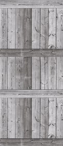 Fotótapéta Szürke fa deszkák régi fa hatás 91x211 +ragasztó