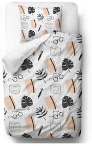 Hygge Moment pamut-szatén ágyneműhuzat, 135 x 200 cm - Butter Kings