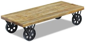 120x60x30 cm Tömör mangófa dohányzóasztal
