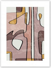 Boho absztrakt Poszter A2 59,4x42cm #T35