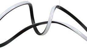 LED Csillár zsinóron TESORO LED/48W/230V fekete