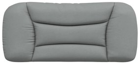világosszürke szövet fejtámla párna 80 cm