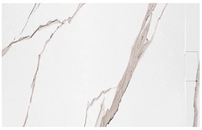 Zuhanytálca Bazalt CARRARA WHITE 80x100