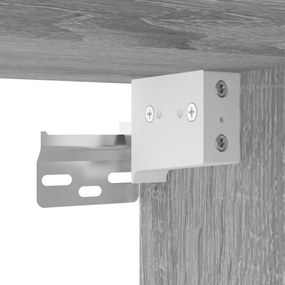 szürke sonoma színű szerelt fa TV-szekrény 60 x 31 x 39,5 cm