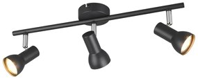 Fekete spotlámpa ø 8 cm Cantar – Trio