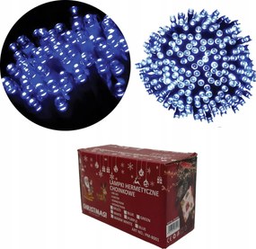 Hermetikus Led karåcsonyfa izzósor 100 db kék 4 méter lånc