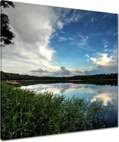 Vászonkép 80x80 Csendes tó