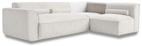 Krémszínű sarokkanapé (jobb oldali) Flex Felix – Miuform