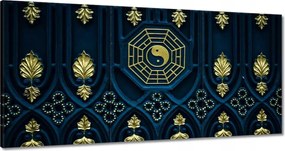 Festmények 180x90 Absztrakt Arany harmónia