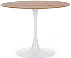 MONTISON kerek étkezőasztal - 100cm - barna